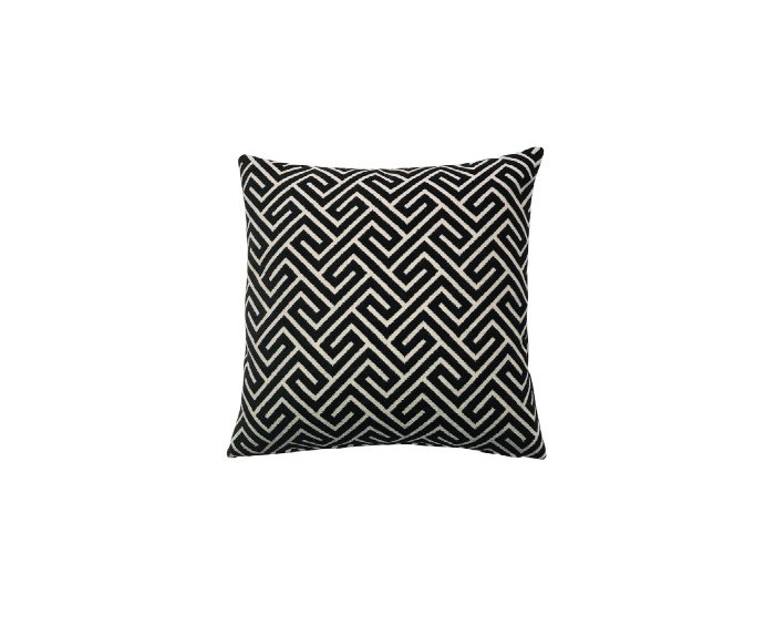 Turkish Pillow Cover with Black White Pattern