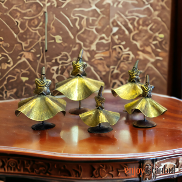 7 Sufi Dervish Whirling Statue - Brass – Sufitales