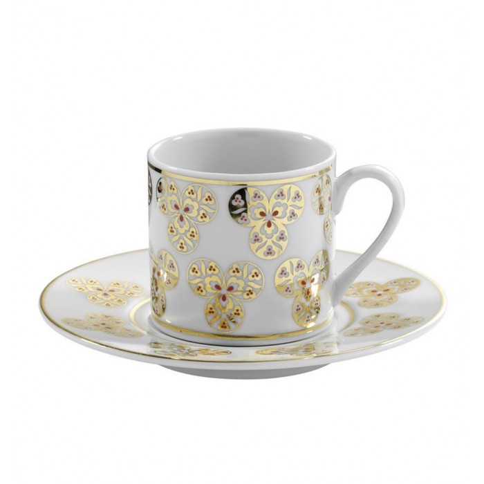 Porcelain Espresso Cups And Saucers Set, Turkish Coffee Cup Set