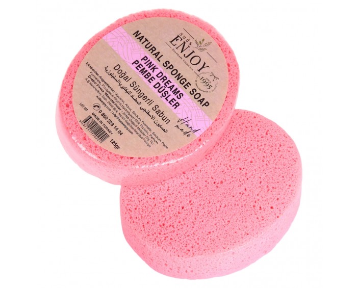 Natural Sponge Soap - Pink Dreams