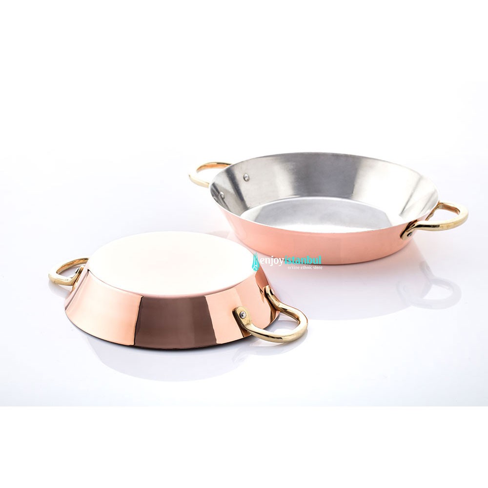 Accumulatie Winkelier band Copper Conical Frying Pan - Medium