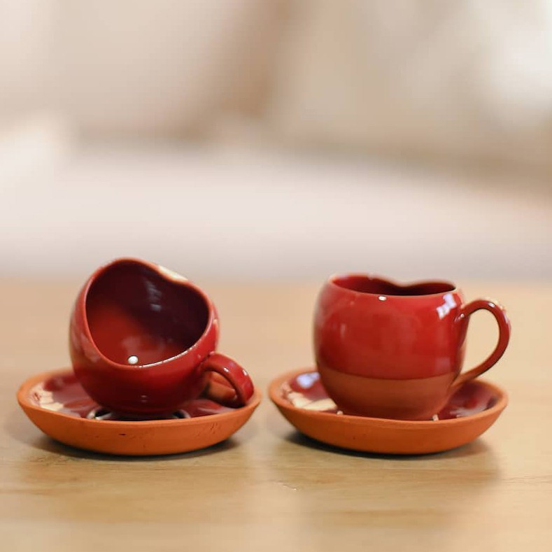 Espresso Cup Set -Turkish Pottery- Love you