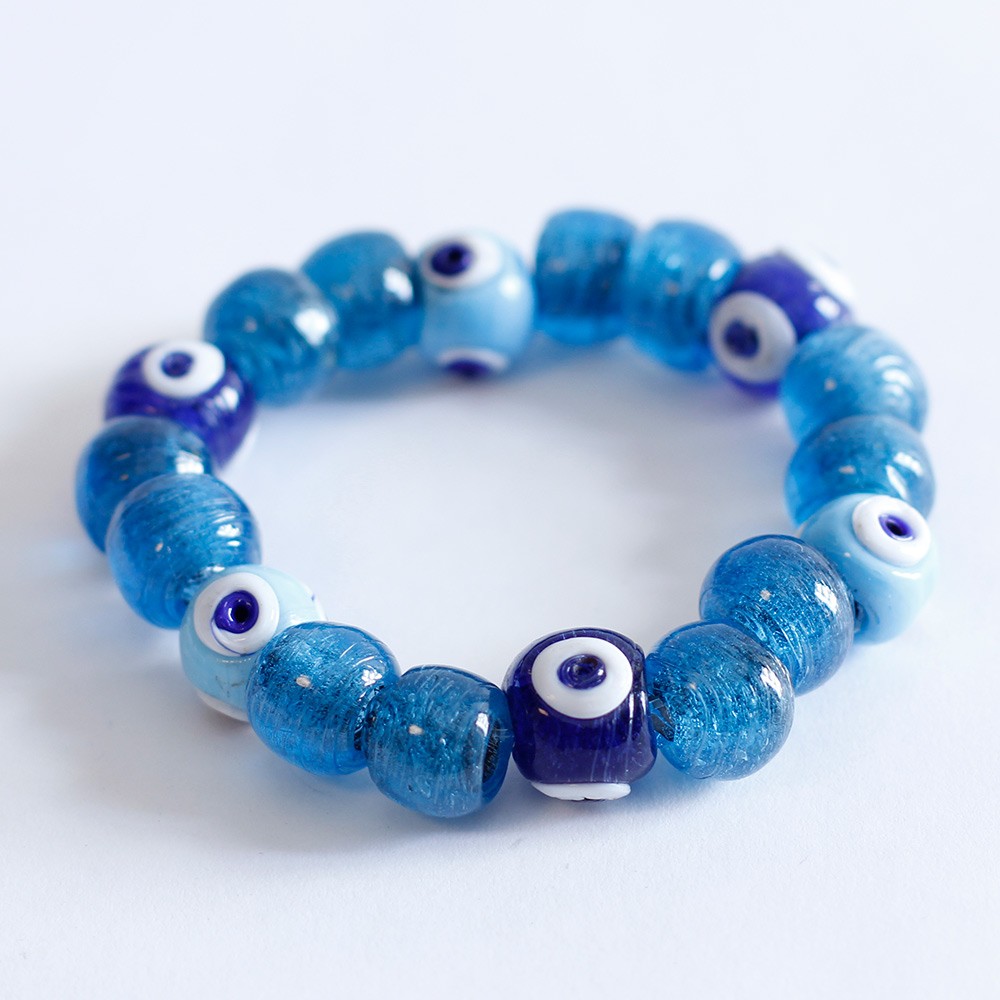 Glass Beads Evil eye bracelets, Free